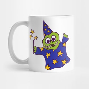 Froggy Wizard (blue) Mug